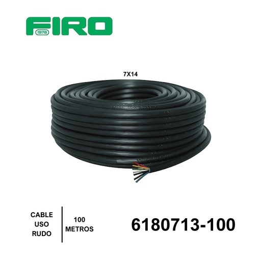 [6180713-100] CABLE USO RUDO 7X14 X(100) MTS.= (6X14+1X12) ALTA GAMA