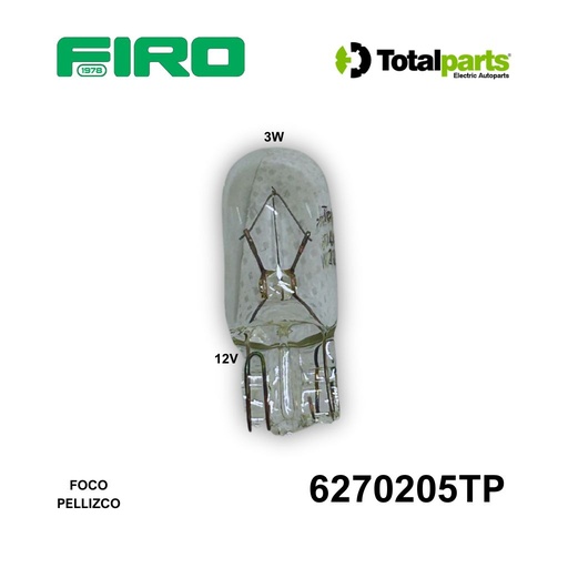 [6270205TP] FOCO 158 PELLIZCO 12V 3W TP=6270205ARE=6270205=6270205PHI
