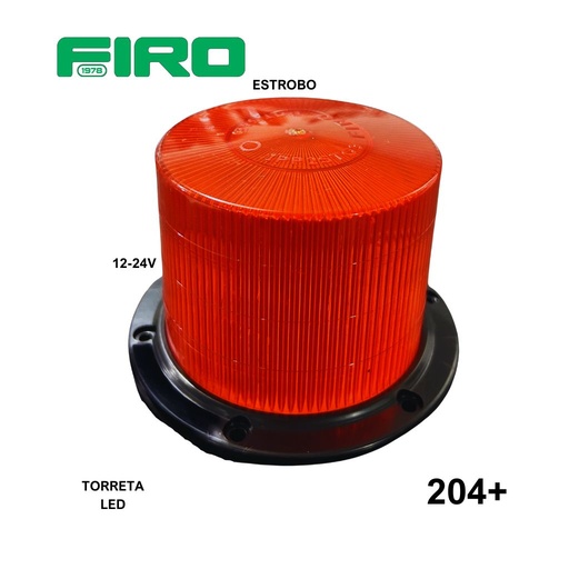 [204+] TORRETA  LED AMBAR 12V/24V MICA AMBAR ESTROBO PCB = 204 205A 205A+
