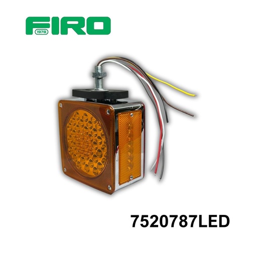 [7520787LED] PLAFON DIRECCIONAL CUADRADA 1T/2T LED DERECHA VARIAS FUNCIONES