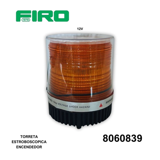 [8060839] TORRETA AMBAR 12V ESTROBOSCOPICA ENCENDEDOR