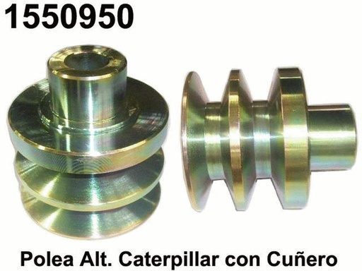 [1550950] POLEA ALT. CATERPILLAR CON CUÑERO