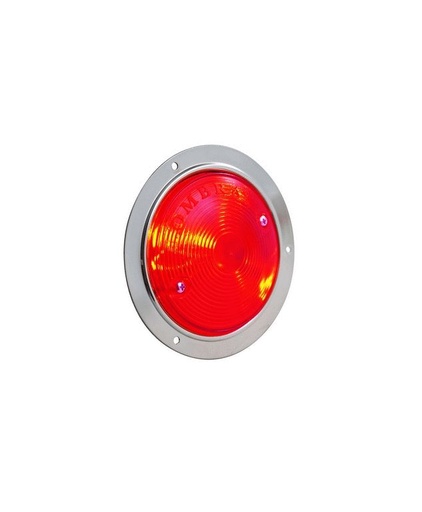 [7520574R] PLAFON EMBUTIDO 4" ROJO