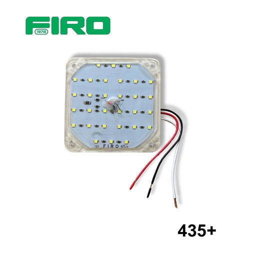 [435+] LUZ PLANA 4" 30 LED 12V CUADRADA PCB 10X10CM BLANCO=435M