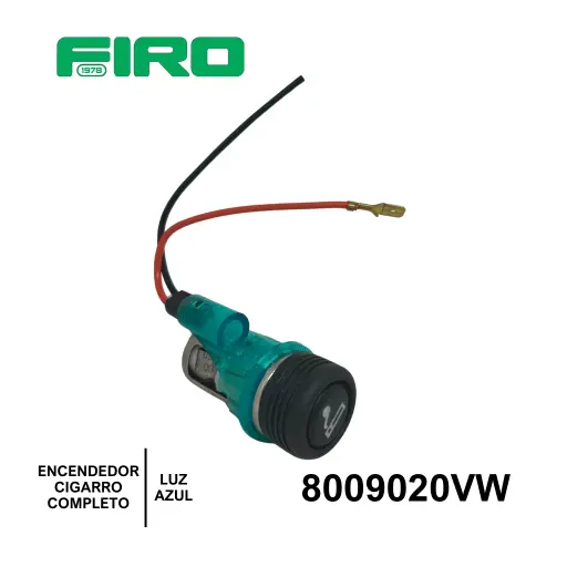 [8009020VW] ENCENDEDOR CIGARRO COMPLETO LUZ AZUL. VW