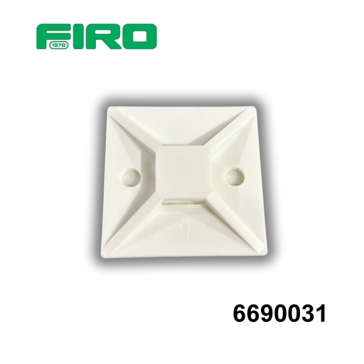 [6690031] SOPORTE BASE AUTOADHERIBLE 1 1/2" CUADRADA P/SUJETA CABLES