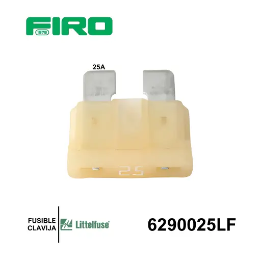 [6290025LF] FUSIBLE CLAVIJA 25A LITTLE FUSE