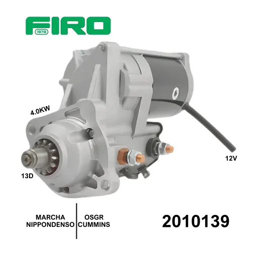 [2010139] MARCHA NIPPONDENSO 12V 13D OSGR 4.0KW CUMMINS 