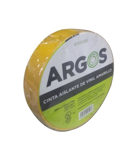 [6230100A] CINTA AISLANTE VINILICA AMARILLA 1PZ