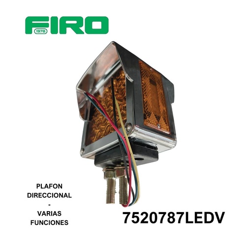[7520787LEDV] PLAFON DIRECCIONAL CUADRADA 1T LED DERECHA VARIAS FUNCIONES