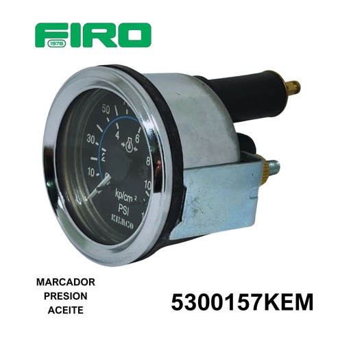 [5300157KEM] MARCADOR PRESION ACEITE FISICO KEMCO.
