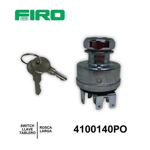 [4100140PO] SWITCH LLAVE TABLERO TRACTO ROSCA LARGA POL. =4100140=4100141