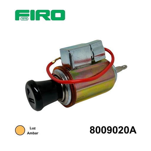 [8009020A] ENCENDEDOR CIGARRO COMPLETO LUZ AMBAR=8009005