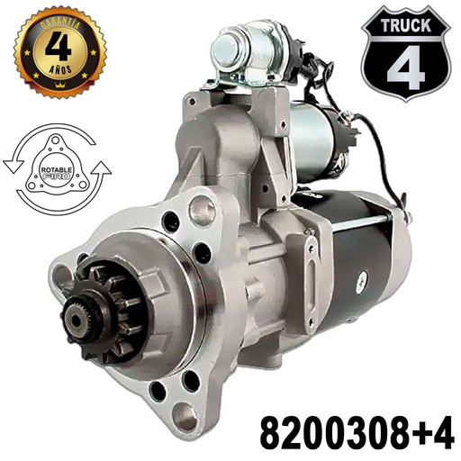 [8200308+4] MARCHA  39MT 12V 11D DELCO REMY 4TRUCK  NUEVA*
