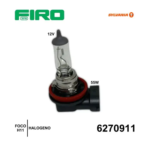 [6270911] FOCO SYLVANIA / OSRAM HALOGENO H11 12V 55W