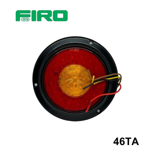 [46TA] LUZ PLANA 4" 12V-24V TWIN-SYSTEM ROJO/AMBAR