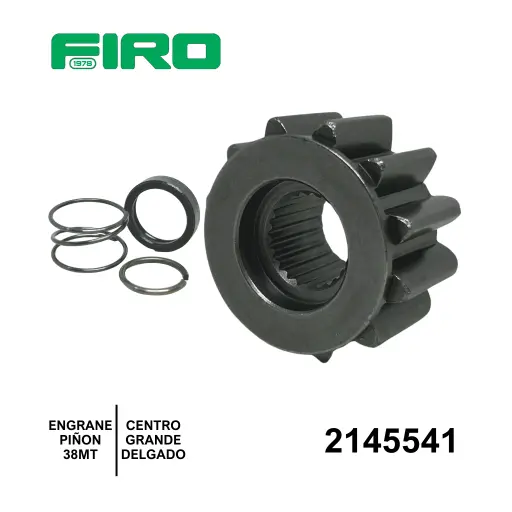 [2145541] ENGRANE PIÑON DELCO 38MT 12D 23E. GRANDE CENTRO ((DELGADO))
