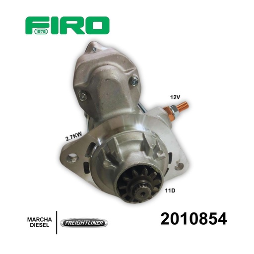 [2010854] MARCHA DENSO 12V 11D CW 2.7KW PLGR DIESEL FREIGHTLINER