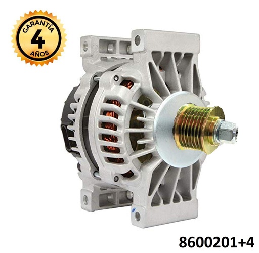 [8600201+4] ALTERNADOR 12V 160A CUADRAMON 28SI CONECTOR DELCO 4TRUCK