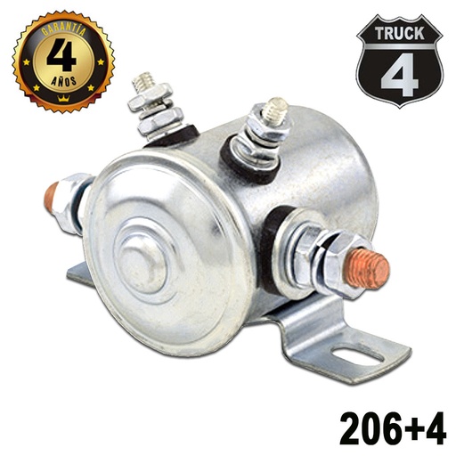 [206+4] SOLENOIDE 12V 4T 100A CORRIENTE CONTINUA 4TRUCK