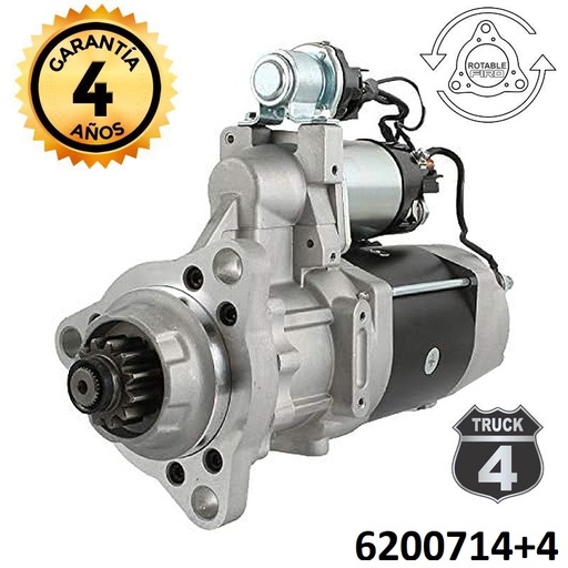 [6200714+4] MARCHA 39MT 12V 11D delgados ROTABLE DELCO REMY *NUEVA* 4TRUCK