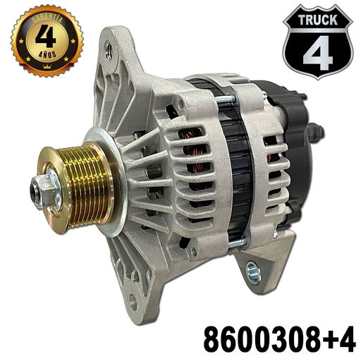 [8600308+4] ALTERNADOR 12V 160A 3 OREJAS 28SI TORNILLOS DELCO 4TRUCK
