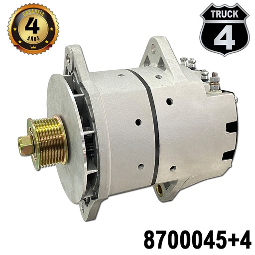 [8700045+4] ALTERNADOR 12V 170A 4 OREJAS 36SI DELCO FLOTANTE 4TRUCK