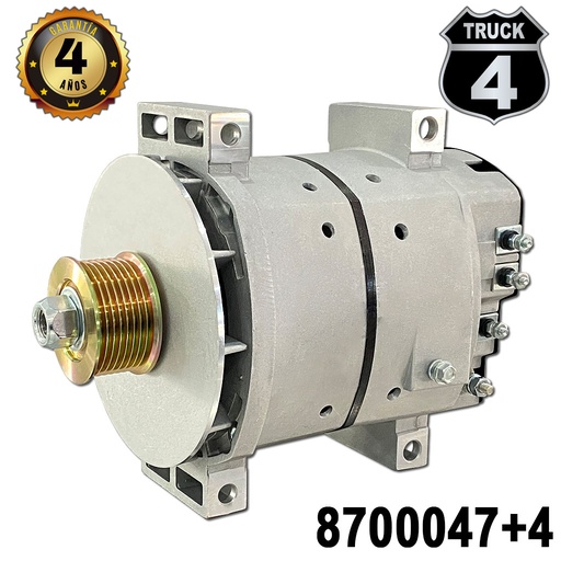 [8700047+4] ALTERNADOR 12V 170A CUADRAMON 36SI TORNILLOS DELCO 4TRUCK