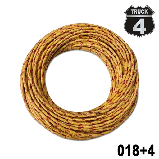 [018+4] CABLE LAQUEADO #18 POR ( 25) MTS. ROLLO 4TRUCK