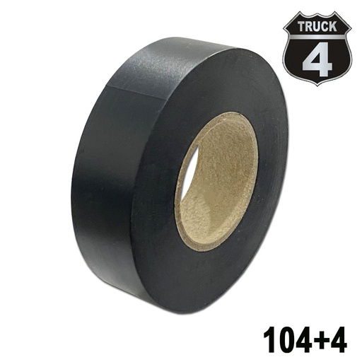 [104+4] CINTA AISLANTE NEGRA PVC 3/4" 18mm X 35mts X 0.02mm -10 ║C / + 120