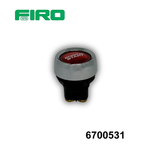 [6700531] SWITCH INTERRUPTOR BOTON MARCHA  ROJO LUZ PILOTO