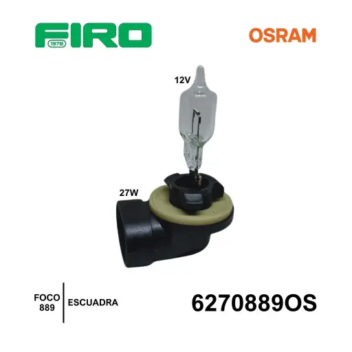 [6270889OS] FOCO 889 12V 27W ESCUADRA OSRAM =6270881=6270881IMP