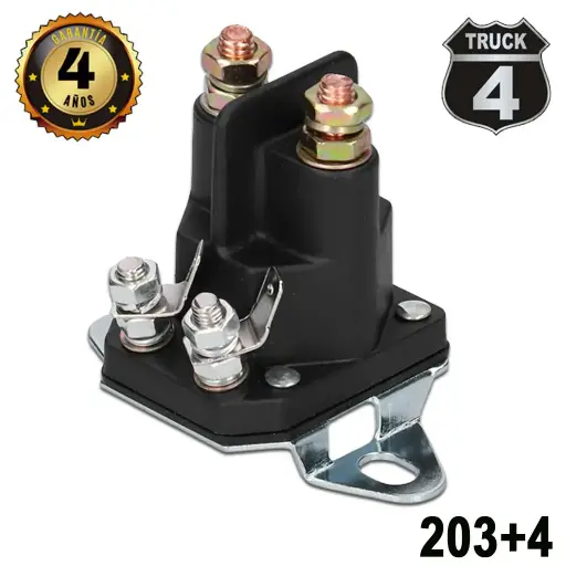 [203+4] SOLENOIDE 12V 100A 4T MONITO TABLERO PLANO HEAVY EQUIPMENT
