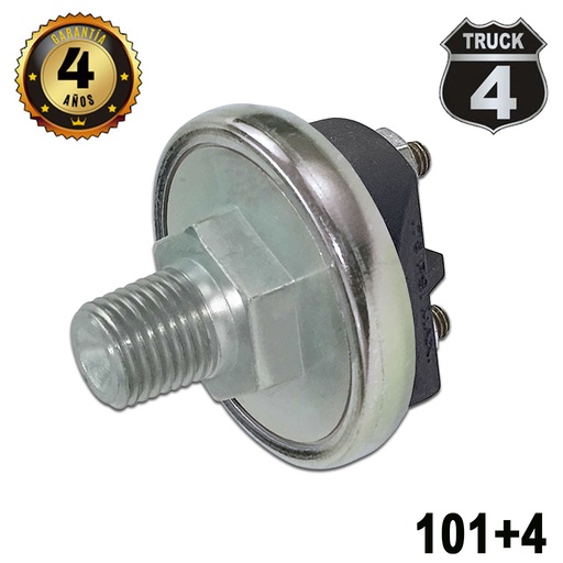 [101+4] INTERRUPTOR DE LUZ FRENOS AIRE 2T 1/4-18 NPT  3-5 PSI (NO)