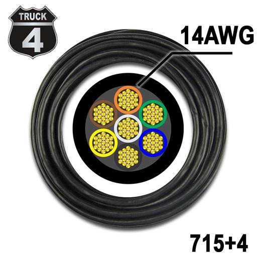 [715+4] CABLE USO RUDO 7X14 X (15) MTS.= (7X14) 4TRUCK