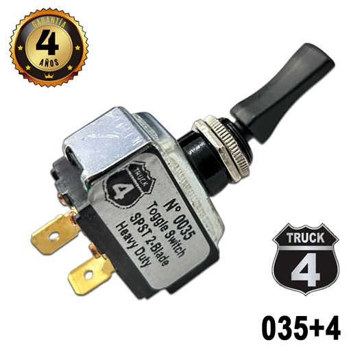 [035+4] SWITCH INTERRUPTOR 1 PASO 2 TER.   PALANCA CORTA=6700035C=035L=035