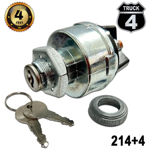 [214+4] SWITCH LLAVE TABLERO TRACTO REFORZADO TER. TORNILLO UNIVERSAL