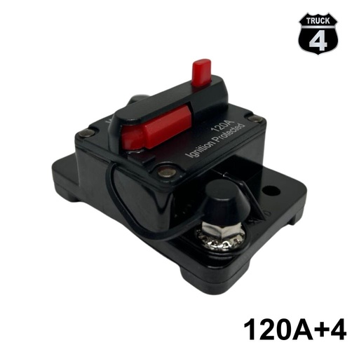 [120A+4] BRAKET 120A PASTA CON BOTON RESTABLECEDOR
