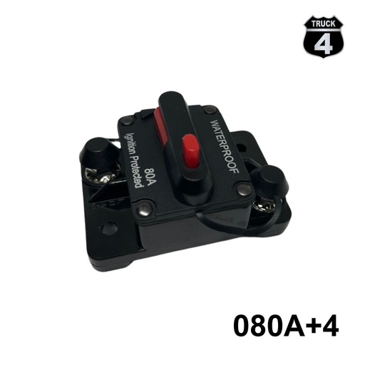 [080A+4] BRAKET 80A PASTA CON BOTON RESTABLECEDOR