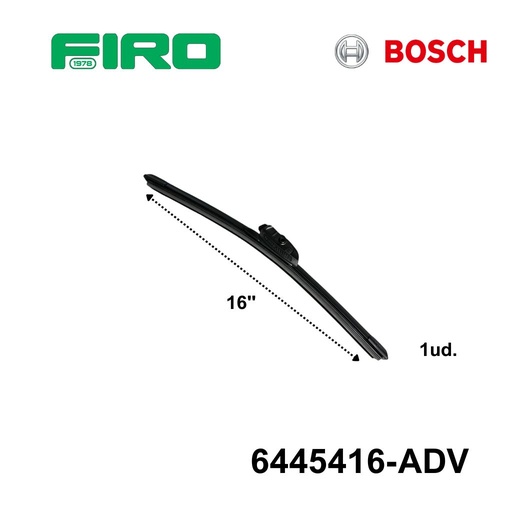 [6445416-ADV] PLUMA LIMPIAPARABRISAS 16" BOSCH ADVANTGE INDIVIDUAL