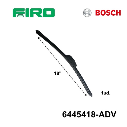 [6445418-ADV] PLUMA LIMPIAPARABRISAS 18" BOSCH ADVANTGE INDIVIDUAL