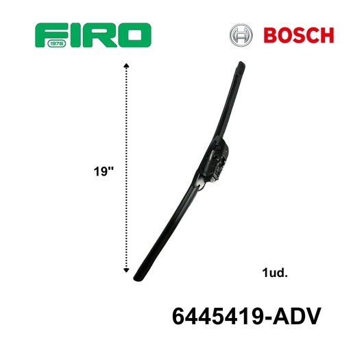 [6445419-ADV] PLUMA LIMPIAPARABRISAS 19" BOSCH ADVANTGE INDIVIDUAL