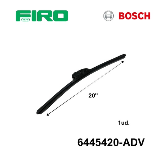 [6445420-ADV] PLUMA LIMPIAPARABRISAS 20" BOSCH ADVANTGE INDIVIDUAL