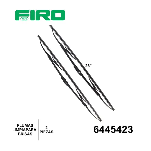[6445423] JGO PLUMAS L/BRISAS BOSCH DE 26" (2PZ)