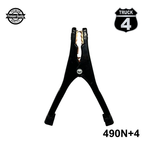 [490N+4] PINZA PASA CORRIENTE GDE. 100A NEGRA TROPICALIZADA PREMIUM