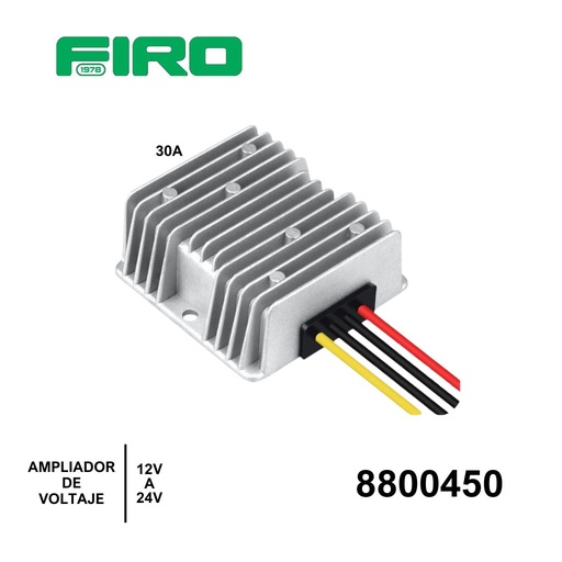 [8800450] AMPLIADOR DE VOLTAJE 12V A 24V 30A  360 W EXTERIOR (CONVERTIDOR)