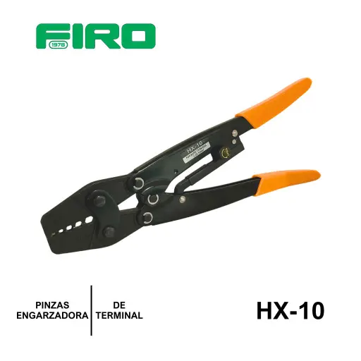 [HX-10] PINZA ENGARZADORA HX-10 DE TERMINAL                               