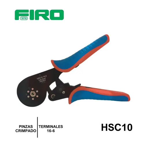 [HSC10] PINZAS DE CRIMPADO DE TERMINALES 16-6                             