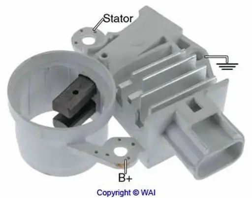 [1612071] REGULADOR F602 FORD 6G 12V 3T BLANCO/BLANCO                       