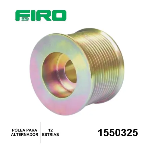 [1550325] POLEA P. ALTERANADOR 12 ESTRIAS MOT. 21SI 22SI 27SI 30SI 34SI 38SI